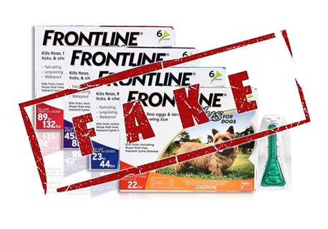 are fake frontline plus still in circulation in 2017